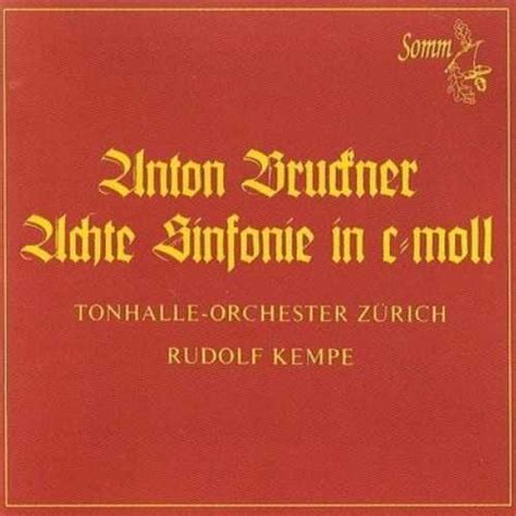 Kempe Bruckner Symphony No 8 2 CD APE BOXSET ME