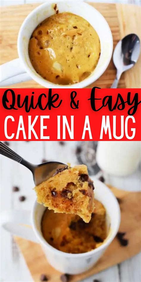 How To Make A Mug Cake From Scratch Easy Microwave Mug Cake