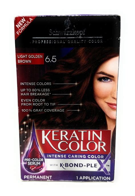 Schwarzkopf Keratin Color Anti Age Hair Color Cream 6 5 Light Golden