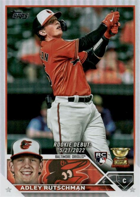 Adley Rutschman Topps Update Rookie Debut Rainbow Foil Us