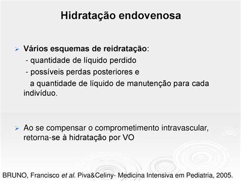 Terapia de Reidratação Oral e Venosa ppt carregar