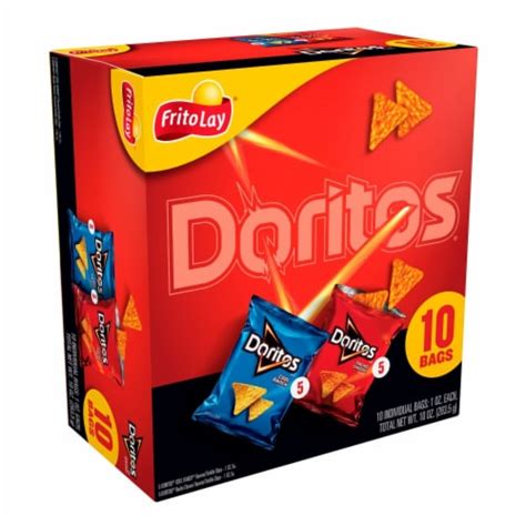 Doritos® Nacho Cheese And Cool Ranch Flavored Tortilla Chips Variety Pack 10 Ct 1 Oz Frys