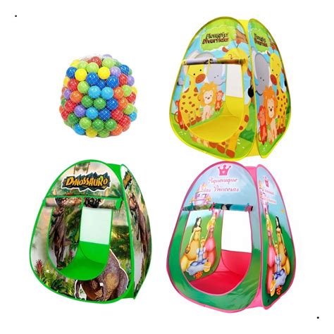 Barraca Infantil Cabana Tenda Barraquinha Cabaninha Casinha Piscina De