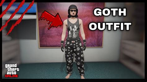 Gta Online Easy Female Tryhard Goth Outfit Tutorial No Glitches