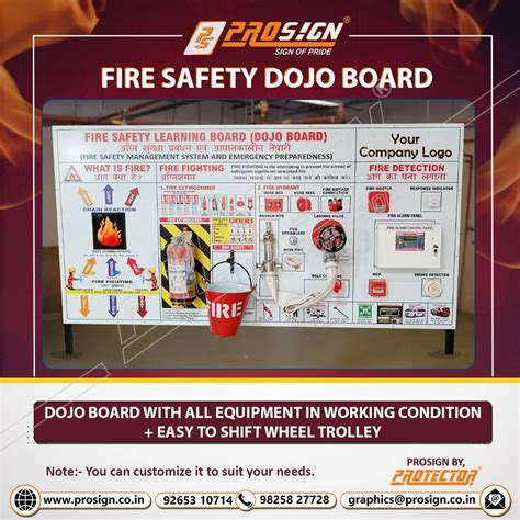 Dojo Board Fire Safety Learning Board Dojo Board Wholesale Trader