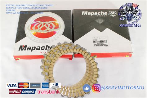 Kit Discos De Embrague Honda Cb Mapache Servimotos Mr