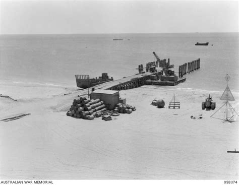 Exmouth Gulf Area Wa 1943 10 12 View From The Australian Base