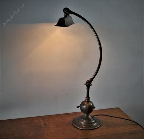 Antiques Atlas Arts And Crafts Brass Bankers Lamp