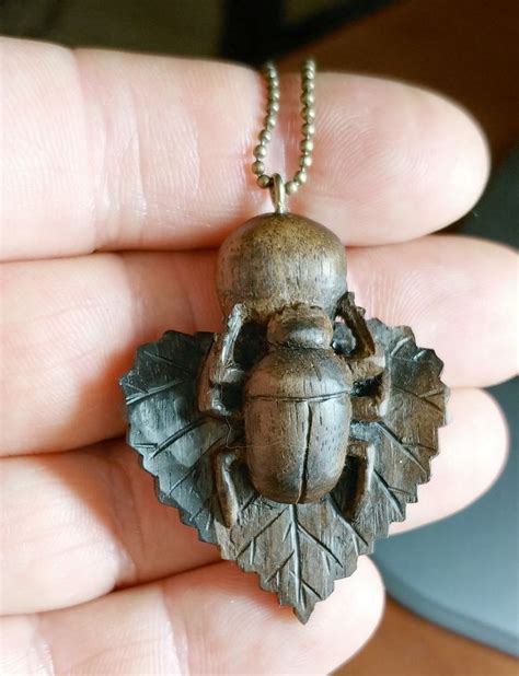 Подвеска Скоробей. Дерево Эбен. 4,5х3х5 см. #carving #pendant #wood # ...