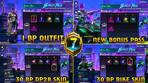 A7 BONUS PASS 1 TO 110 BP REWARDS IN BGMI BGMI A7 BONUS PASS REWARDS