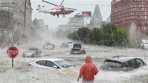 Evacuation Of The Population In Montreal Crazy Flooding Hits Montreal