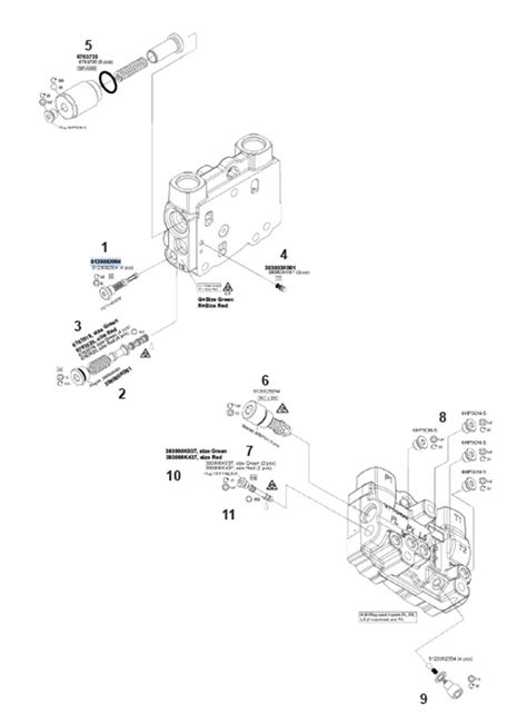 Distributeur Hydraulique Grue K220 Assemblage