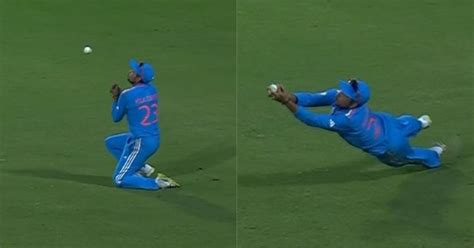 Ind Vs Afg Watch Kuldeep Yadav Takes A Brilliant Catch On Second