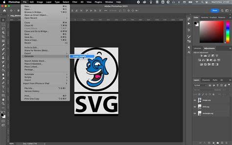 How to Export an SVG File in Photoshop CC - Design with Dale