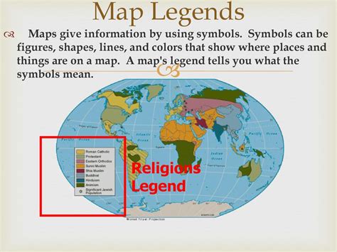 World Map Legend