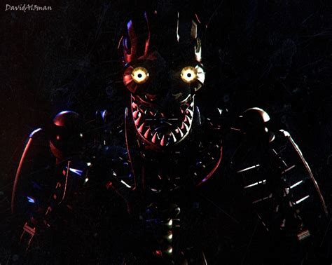 C4d Fnaf Nightmare Endoskeleton By Davidal3man On Deviantart