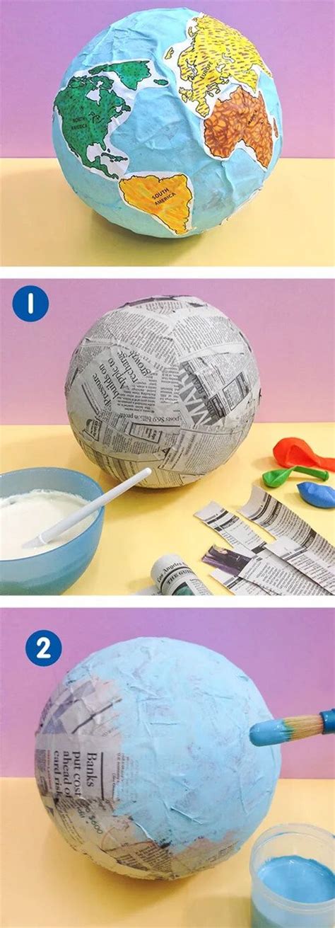 Make Globe Of Paper Mache For School Project ArtsyCraftsyDad 2024