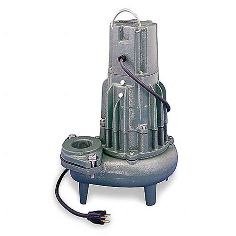 Zoeller Bomba De Aguas Residuales Sumergible 1 Hp Manual 230 Voltaje Gpm De Agua 15 Pies De