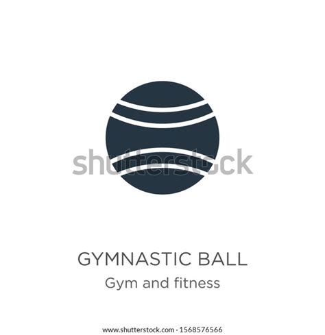 Gymnastic Ball Icon Vector Trendy Flat Stock Vector Royalty Free 1568576566 Shutterstock