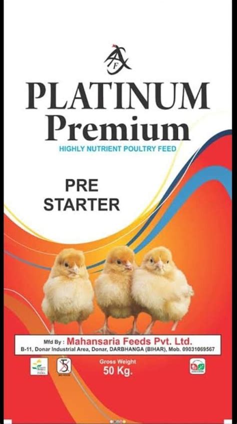 Crumb Platinum Pre Starter Packaging Type Bag Packaging Size Kg