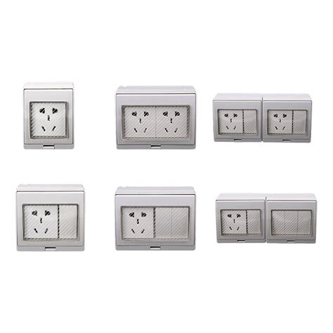 gb  bathroom waterproof wall socket saipwell