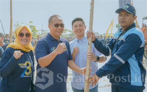 Peringati Hari Bhakti Pupr Ke Dinas Putr Gresik Tanam Juta