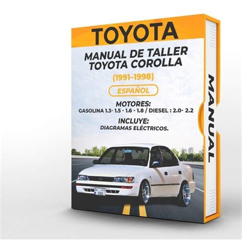 Manual De Taller Toyota Corolla 19911998 Español Cuotas sin interés