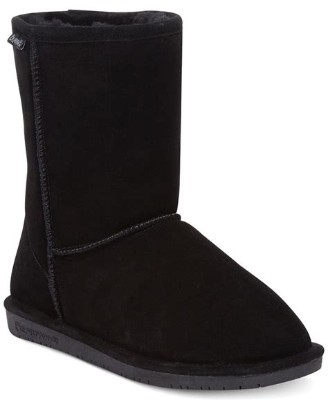 BEARPAW Emma Short Winter Boots - Macy's