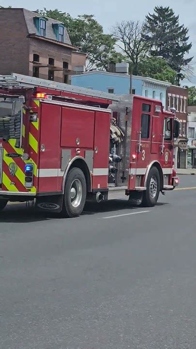 City Of Newburgh Ny Fd Engine 3 Responding Youtube