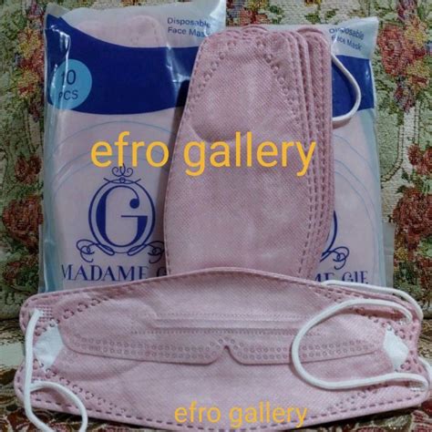 Jual Masker Madame Gie Kf 94 Earloop Harga Ecer 1 Lembar NUDE PINK