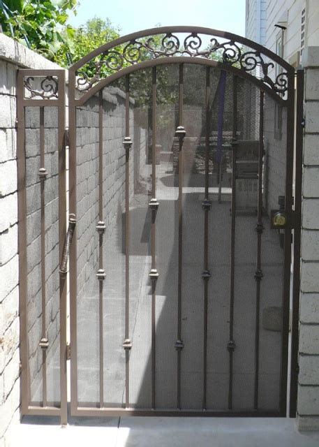 Wrought Iron Privacy Gates