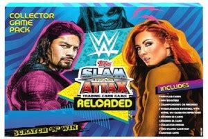 Topps Wwe Slam Attax Reloaded Collector Game Pack Wwe Slam