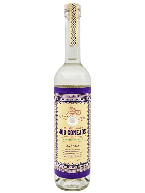 400 Conejos Espadín Tobala Mezcal – Del Mesa Liquor