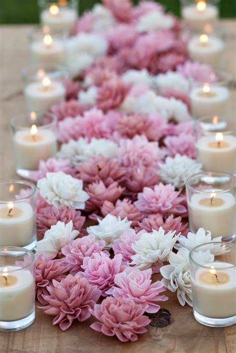 Centros De Mesa Para Boda Con Velas Todo Inspiraci N