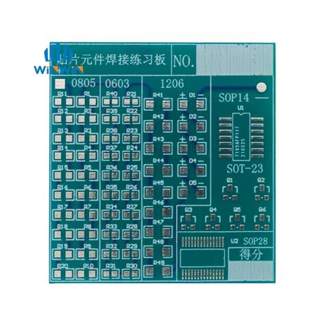 Placa de circuito DIY PCB SMT SMD tablero de práctica de soldadura