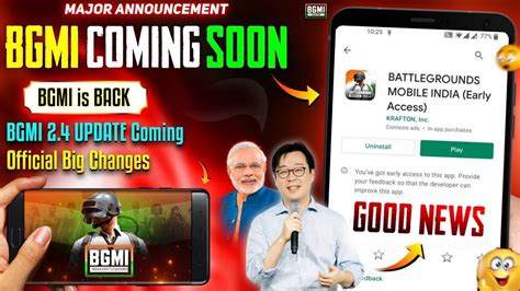 Biggest News Bgmi Unban Soon Official Krafton Notice Bgmi Youtube