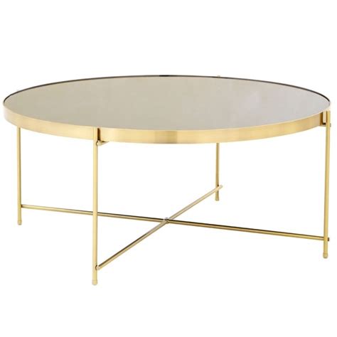 Bronze Round Allure Coffee Table | Contemporary Lounge Furniture