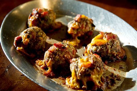 Steak N Bacon Cheddar Meatballs Recipe