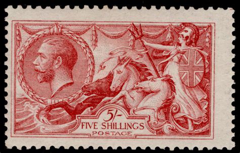 GB GV SG401 SPEC N66 2 SCARCE 5s Pale Rose Carmine WATERLOW LH MINT