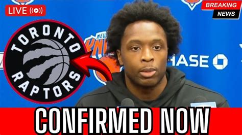 Urgent Og Anunoby Finally Reveals Why He Wants To Return To The