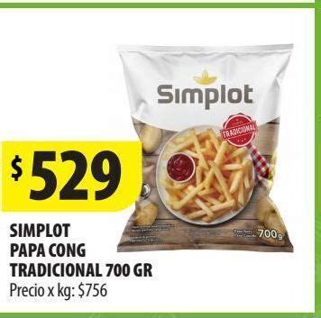 Simplot Papa Cong Tradicional 700 Gr Oferta En Punto Mayorista