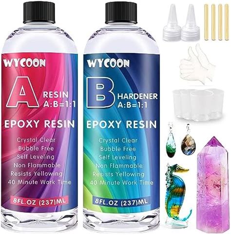 Epoxy Resin Oz Crystal Clear Epoxy Resin Kit Casting Resin For Art