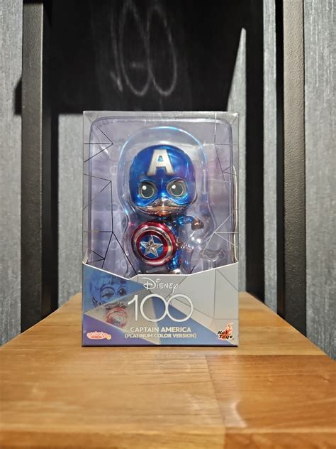 Hot Toys Disney 100 Captain America Platinum Color Version Cosbaby MISB Hobbies Toys Toys
