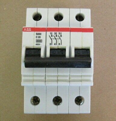 ABB CIRCUIT BREAKER S233 C20 | eBay