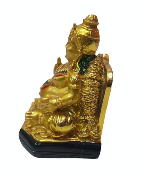 Polyresin Brass Kuber Laxmi Statue Temple At Rs 175 Piece In Chennai