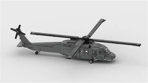 Sikorsky Uh Black Hawk Minifigure Scale Instructions