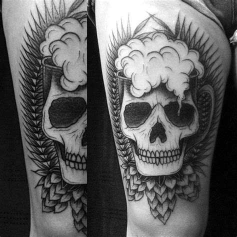 60 Beer Tattoo Designs For Men - Hops Ink Ideas