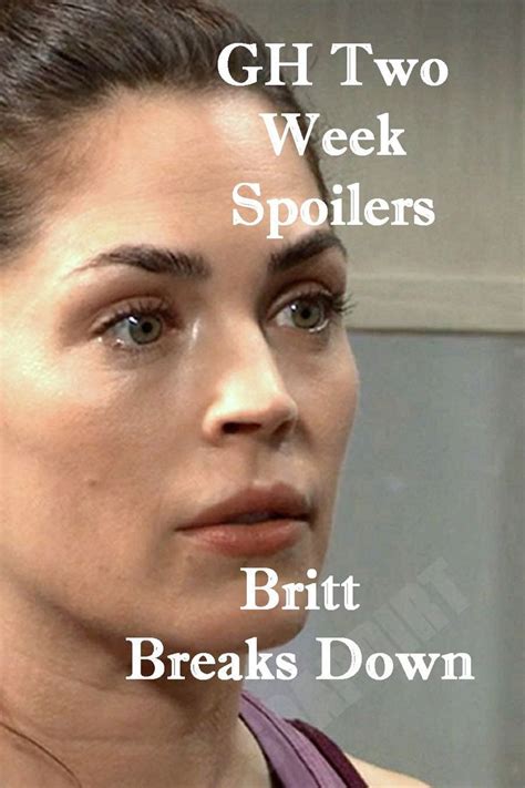 Britt Westbourne In Trouble On General Hospital