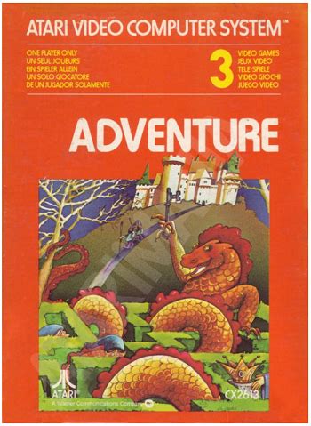 Adventure, Atari 2600 | Upstairs Room Software