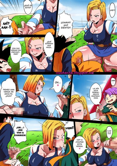 DBZ Cómic Porno Androide 18 Desnuda xxx Sexo Dr Maki